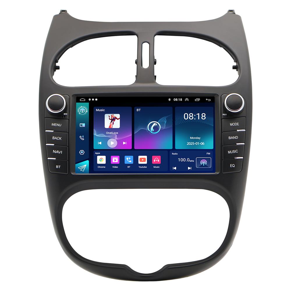 Peugeot 206 navigation all-in-one machine 99-08-7 inch with buttons, top with built-in CP
Peugeot 206 navigation all-in-one machine 99-08-7 inch with buttons, top with built-in CP