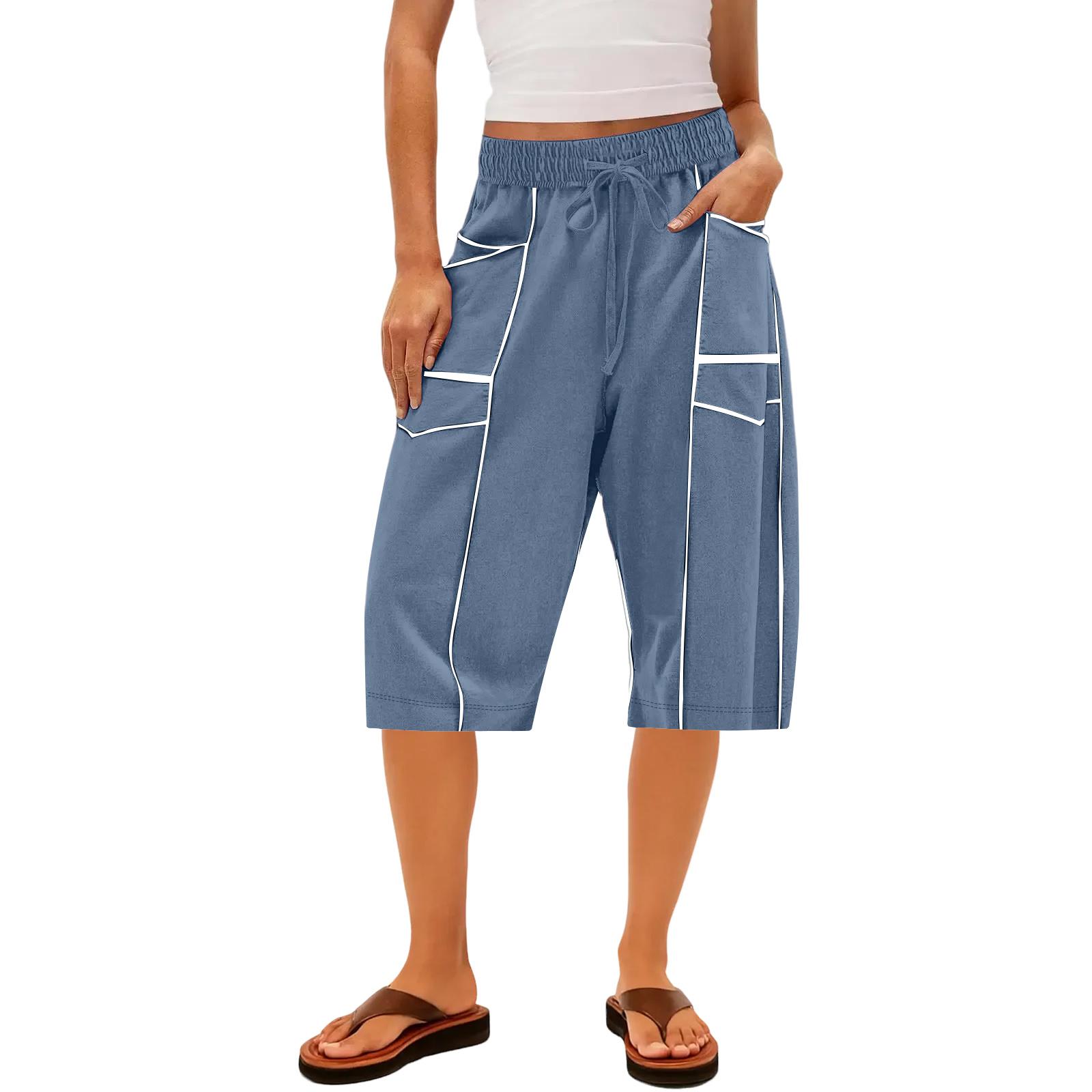 Ladies Wide Leg Pants. High Waisted Straight Leg Pants. Spliced Pockets. Casual Cropped Pants XL
Ladies Wide Leg Pants. High Waisted Straight Leg Pants. Spliced Pockets. Casual Cropped Pants XL