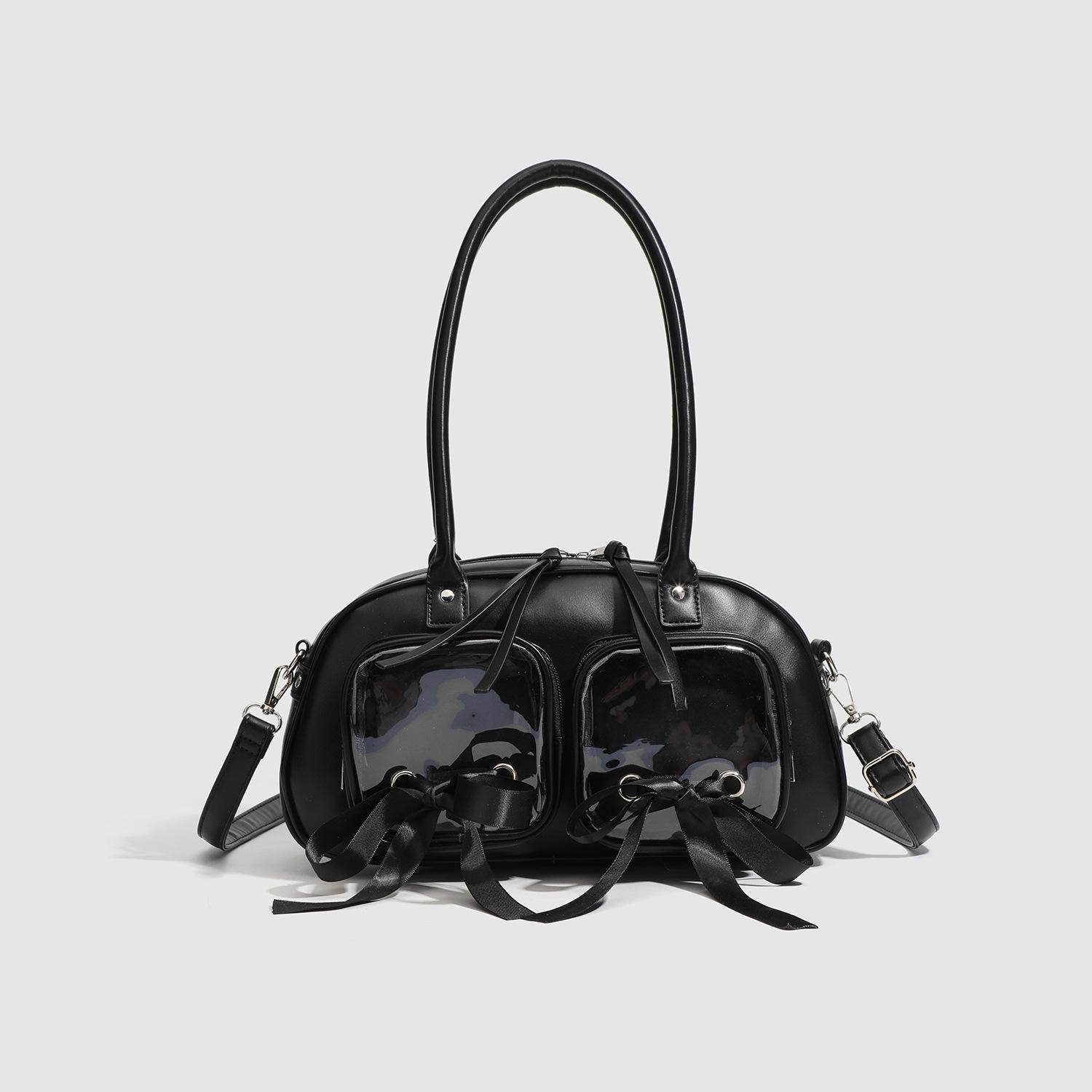 Small College Style Anime Ribbon Bow Large Capacity Versatile Shoulder Messenger Bag чорний
Small College Style Anime Ribbon Bow Large Capacity Versatile Shoulder Messenger Bag чорний