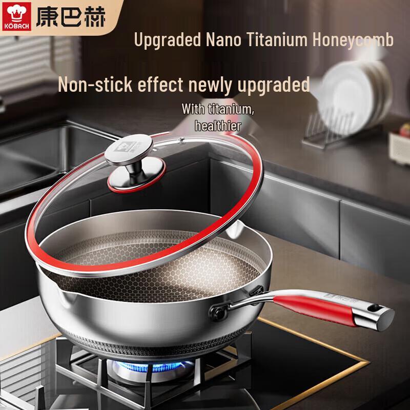 KOBACH 5th Gen 304 Stainless Steel Non-Stick Wok
KOBACH 5th Gen 304 Stainless Steel Non-Stick Wok