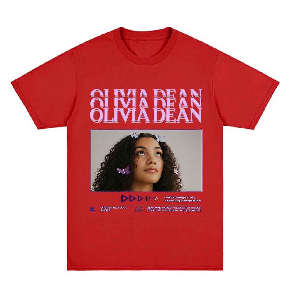 Olivia Dean Graphic Print T-shirt 100% Cotton Tees Hip Hop T Shirt Women and Men Casual Soft Streetwear Fashion O-neck Tops Summer XXL червоний
Olivia Dean Graphic Print T-shirt 100% Cotton Tees Hip Hop T Shirt Women and Men Casual Soft Streetwear Fashion O-neck Tops Summer XXL червоний
