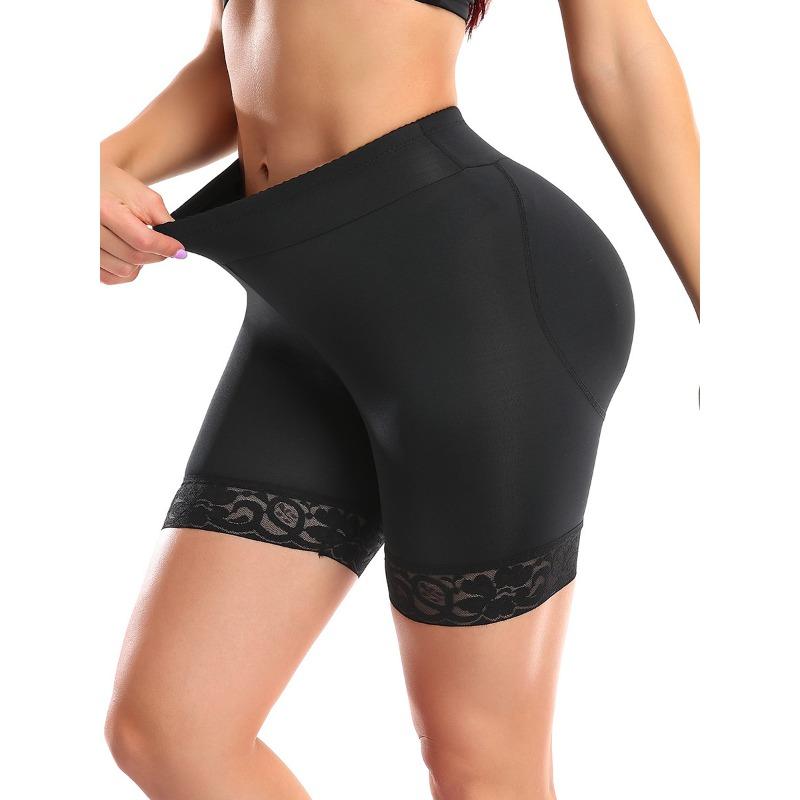 High Waist Lace Trim Tummy Control Hip Enhancer Body Shaper Shorts S чорний
High Waist Lace Trim Tummy Control Hip Enhancer Body Shaper Shorts S чорний