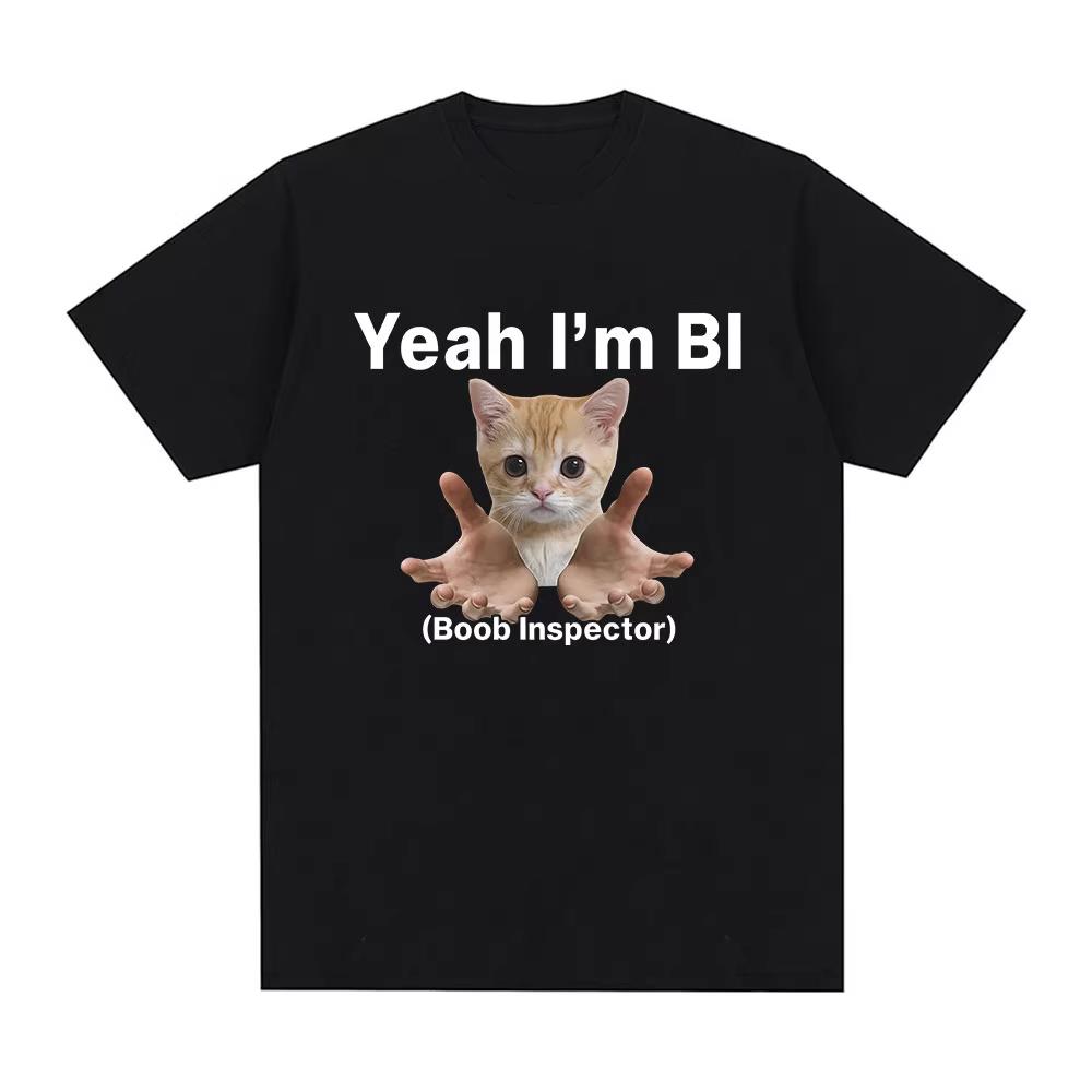 Yeah I m Bi Boob Inspector Funny Cat Meme T-shirts Men Women Clothing Fashion Vintage Oversized Cotton Casual Breathable Tops S разноцветный
Yeah I m Bi Boob Inspector Funny Cat Meme T-shirts Men Women Clothing Fashion Vintage Oversized Cotton Casual Breathable Tops S разноцветный