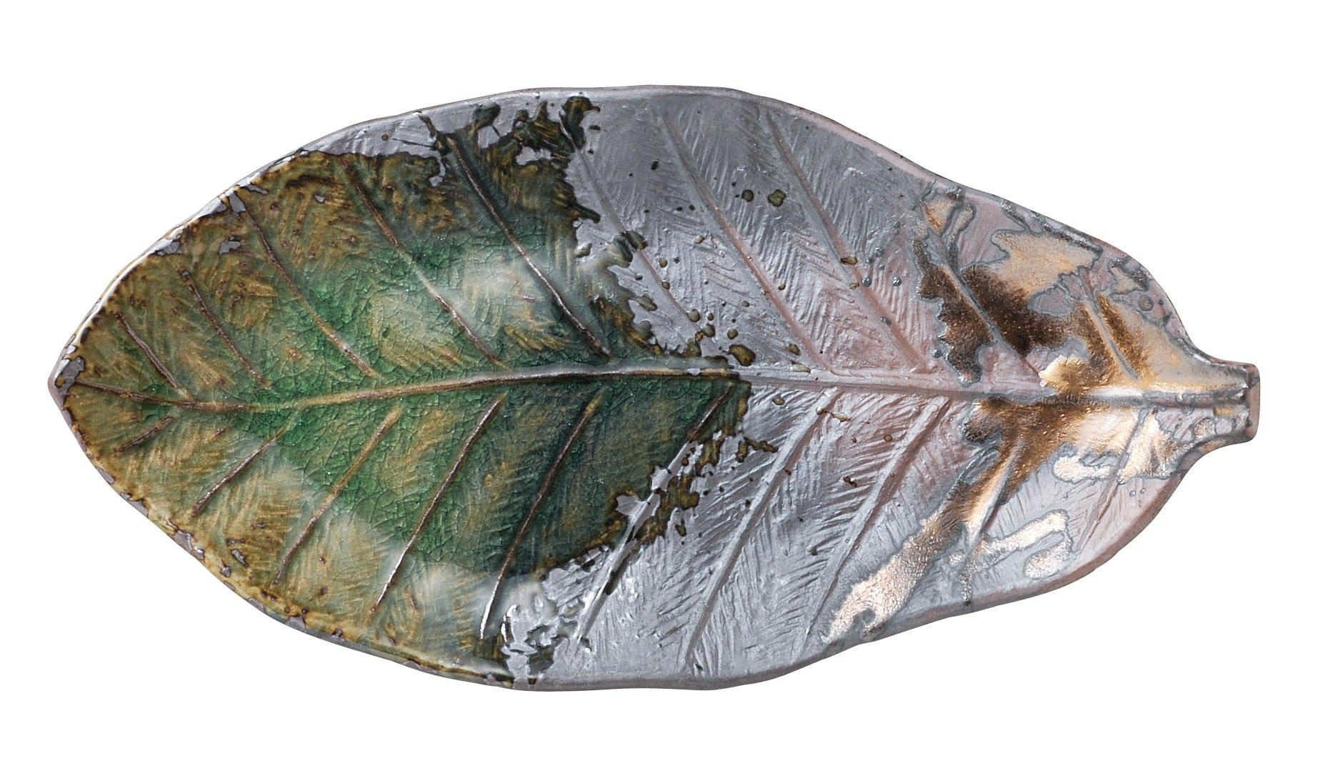 Santo Banko Ware, Iga Gold Leaf, No. 10 Long Plate, Rectangular Plate, Diameter: Approx. 32cm, Made in Japan, 16053
Santo Banko Ware, Iga Gold Leaf, No. 10 Long Plate, Rectangular Plate, Diameter: Approx. 32cm, Made in Japan, 16053