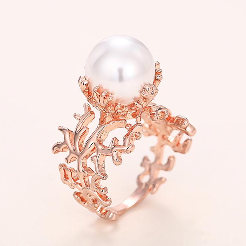 CAOSHI Gold Color Imitation Pearl Ring Bridal Wedding Zircon Aesthetic Bright Zirconia Finger Accessories for Engagement Party 6
CAOSHI Gold Color Imitation Pearl Ring Bridal Wedding Zircon Aesthetic Bright Zirconia Finger Accessories for Engagement Party 6