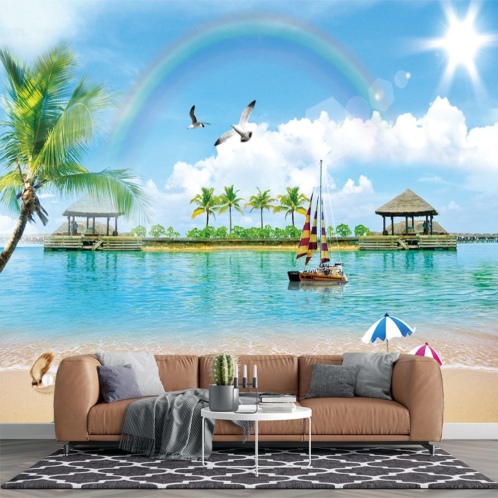3d Sea View Wallpaper Beach Rainbow Scenery Mural Living Room Bedroom Background Beach Wall Mural 200 cm(W) x 140 cm(H)
3d Sea View Wallpaper Beach Rainbow Scenery Mural Living Room Bedroom Background Beach Wall Mural 200 cm(W) x 140 cm(H)