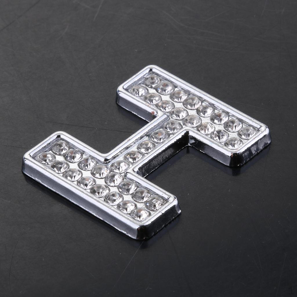 Rhinestone Diamante DIY Letter H Alphabet 3D Car Badge Sticker Decal Emblem
Rhinestone Diamante DIY Letter H Alphabet 3D Car Badge Sticker Decal Emblem