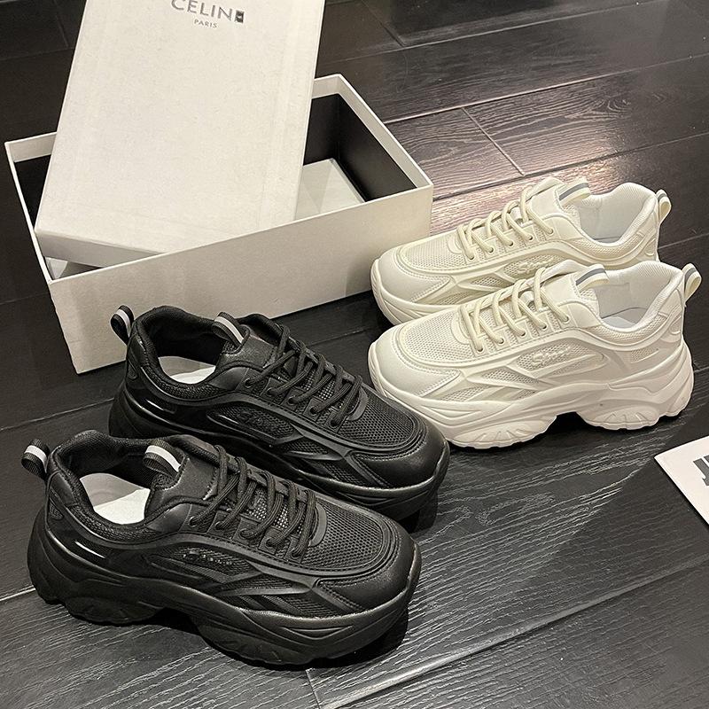 Dad shoes women s new muffin single shoes fashionable thick sole inner height increase sports and leisure white shoes 35
Dad shoes women s new muffin single shoes fashionable thick sole inner height increase sports and leisure white shoes 35