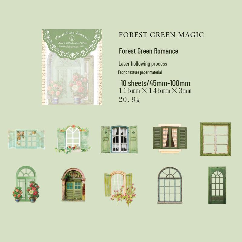 Mò Mò Window Dream Series: Retro European 3D Hollow Window Stickers for DIY Journal Decoration
Mò Mò Window Dream Series: Retro European 3D Hollow Window Stickers for DIY Journal Decoration
