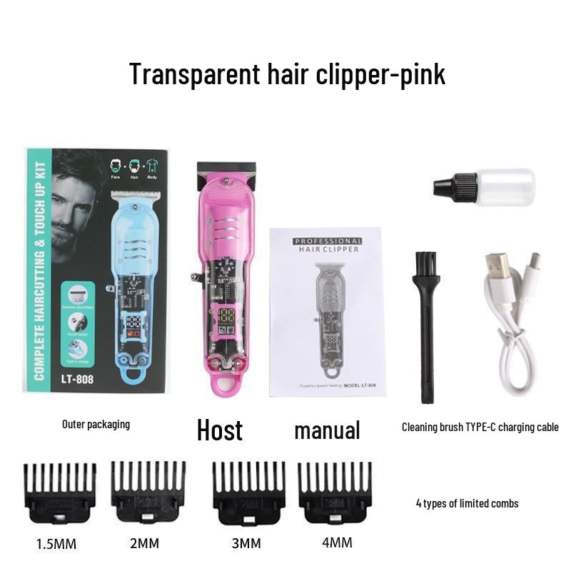 Professional Electric Hair Clipper: Barber-Grade, Oil Head, Carving Shaver for Home Use розовый
Professional Electric Hair Clipper: Barber-Grade, Oil Head, Carving Shaver for Home Use розовый