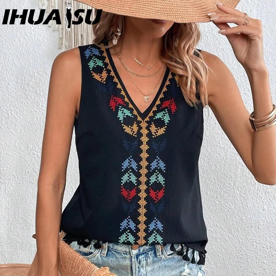 IHUASU Women s Summer Ethnic Style V-neck Embroidery Stitching Bottom Beard Vest Top XXL абрикосовий
IHUASU Women s Summer Ethnic Style V-neck Embroidery Stitching Bottom Beard Vest Top XXL абрикосовий