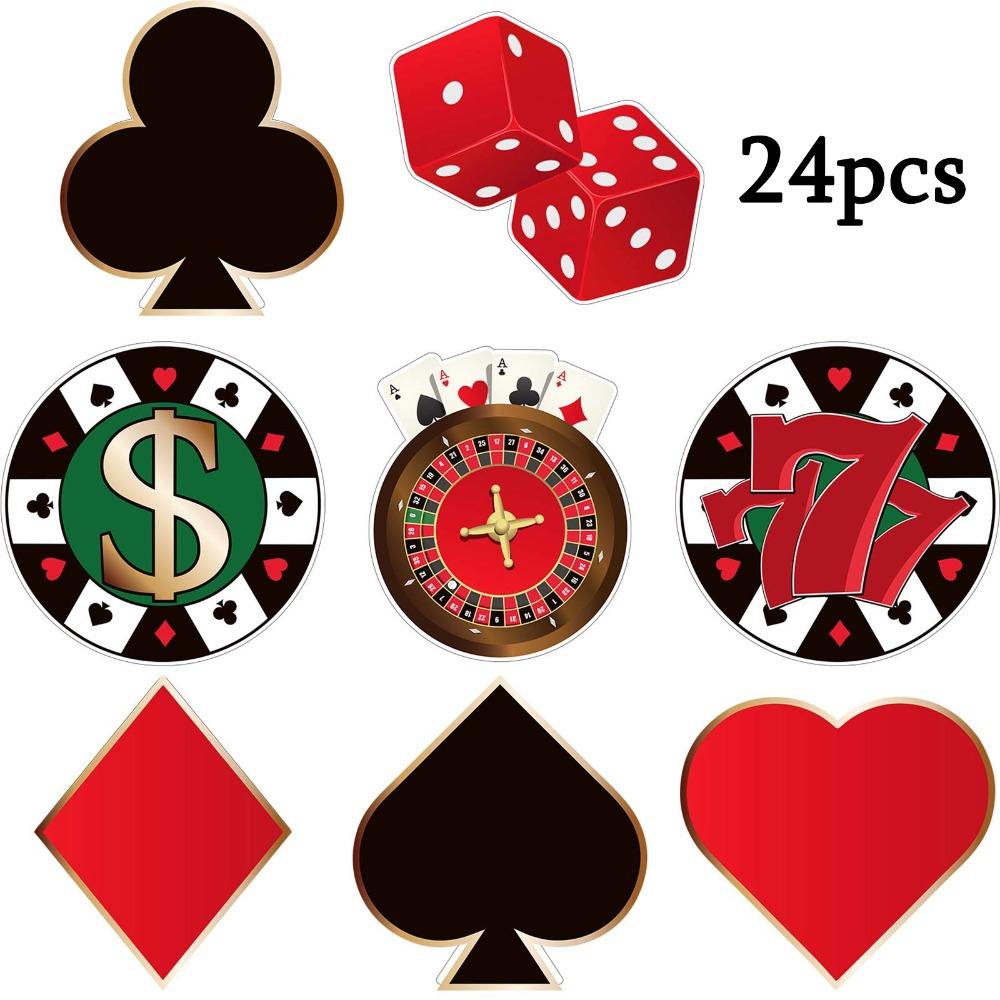 24pcs Poker Themed Cardboard Cutouts Party Cutouts Las Vegas Decorations Versatile Poker Themed Birthday Party Decoration Cutouts 24pcs
24pcs Poker Themed Cardboard Cutouts Party Cutouts Las Vegas Decorations Versatile Poker Themed Birthday Party Decoration Cutouts 24pcs