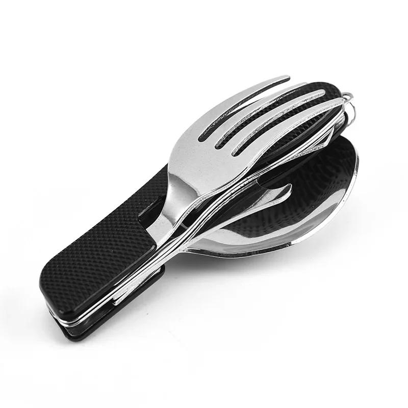 4-in-1 Folding Knife and Fork Outdoor Camping Picnic Tableware Spoon, Knife and Fork Stainless Steel Folding Tableware чорний
4-in-1 Folding Knife and Fork Outdoor Camping Picnic Tableware Spoon, Knife and Fork Stainless Steel Folding Tableware чорний