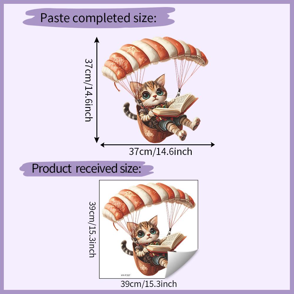 Cartoon Cute Cat Paragliding Wall Sticker Self-Adhesive Removable Bedroom Living Room Hallway Home Decor Art 39x39CM разноцветный
Cartoon Cute Cat Paragliding Wall Sticker Self-Adhesive Removable Bedroom Living Room Hallway Home Decor Art 39x39CM разноцветный