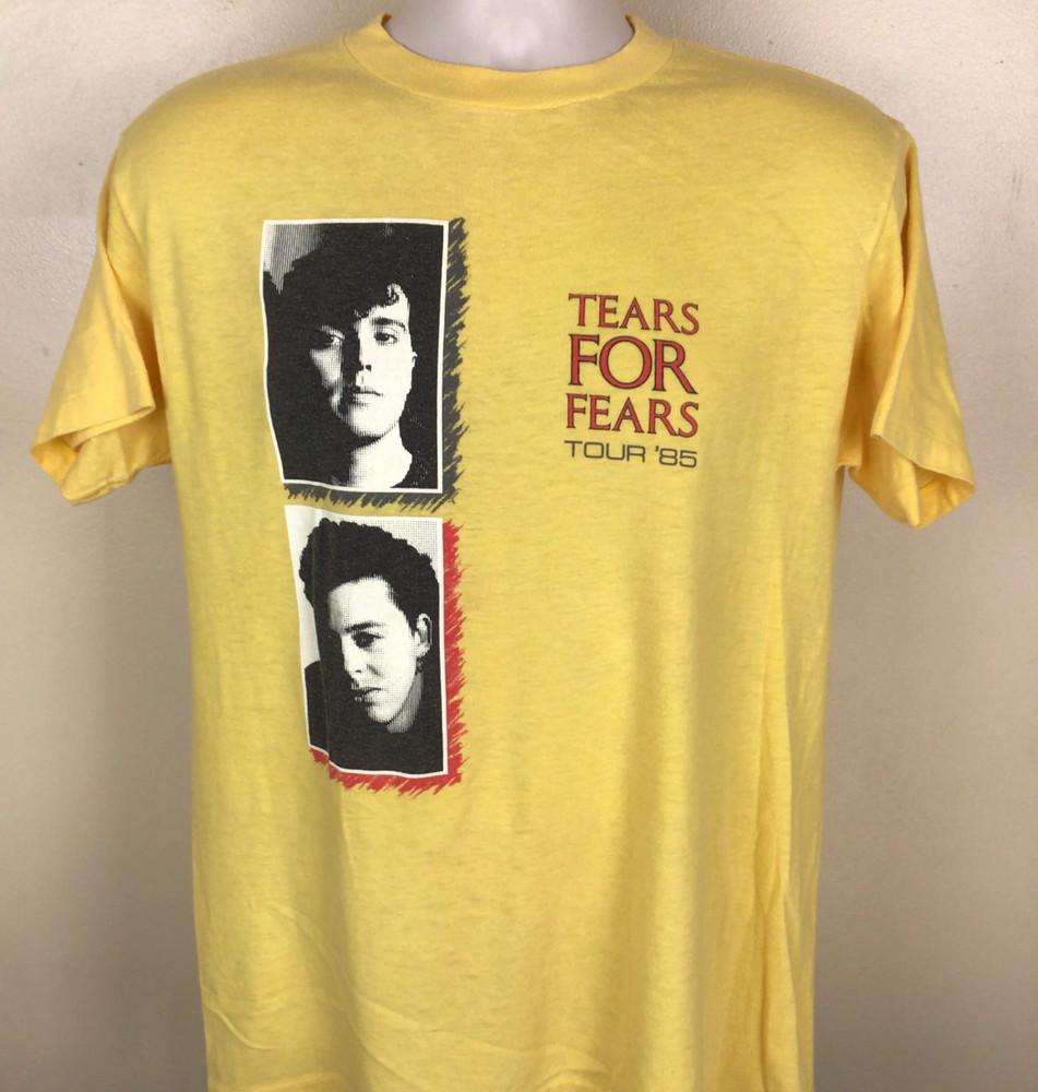 Vtg Tears For Fears Band Tour 85 Cotton Yellow S-5XL Shirt SE562 Unisex T-Shirt XXXXL
Vtg Tears For Fears Band Tour 85 Cotton Yellow S-5XL Shirt SE562 Unisex T-Shirt XXXXL
