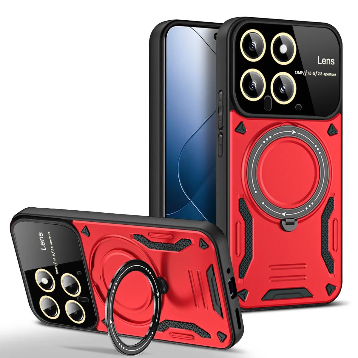 Противоударный бронированный чехол для Xiaomi 14T 13T 12T 11T 10 13 Pro 14 Ultra для беспроводной зарядки MagSafe, магнитное кольцо-подставка, чехол для телефона For Mi 11T Pro-11T красный
Противоударный бронированный чехол для Xiaomi 14T 13T 12T 11T 10 13 Pro 14 Ultra для беспроводной зарядки MagSafe, магнитное кольцо-подставка, чехол для телефона For Mi 11T Pro-11T красный