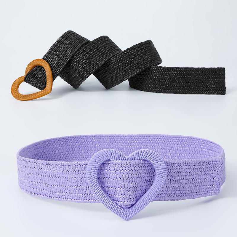 Fine 4Cmpp Grass Sweet Love Buckle Elastic Elastic Woven Belt Small Fragrant Decorative Dress Belt Length 90 Width 4 чорний
Fine 4Cmpp Grass Sweet Love Buckle Elastic Elastic Woven Belt Small Fragrant Decorative Dress Belt Length 90 Width 4 чорний