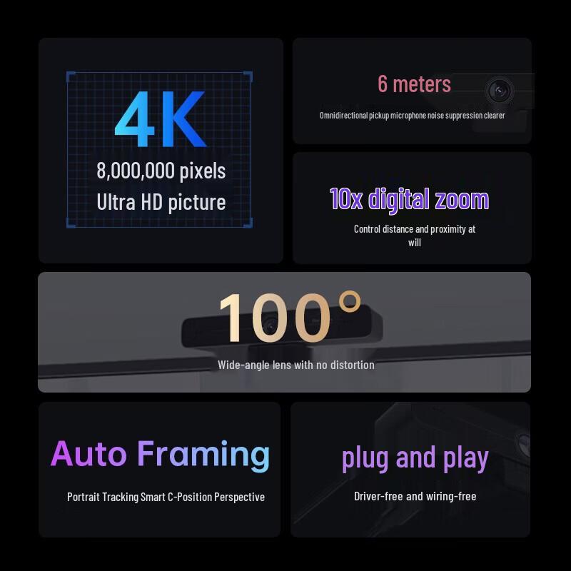 Horion 4K Smart Video Conference Camera (CN version)
Horion 4K Smart Video Conference Camera (CN version)
