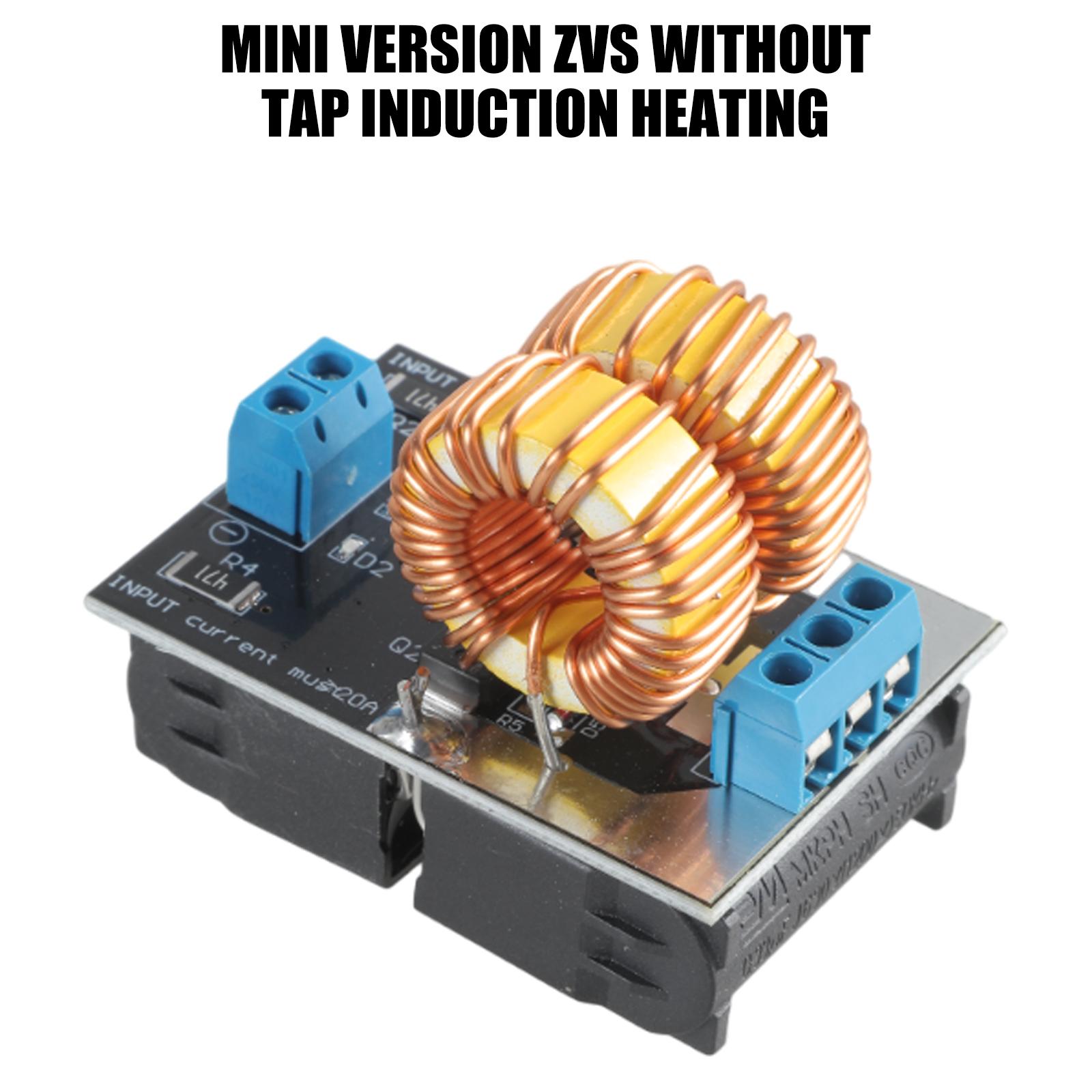 Mini ZVS Induction Heating Board 5 to 12V 120W Flyback Drives Induction Heating Circuit for Metal Heating & Welding
Mini ZVS Induction Heating Board 5 to 12V 120W Flyback Drives Induction Heating Circuit for Metal Heating & Welding