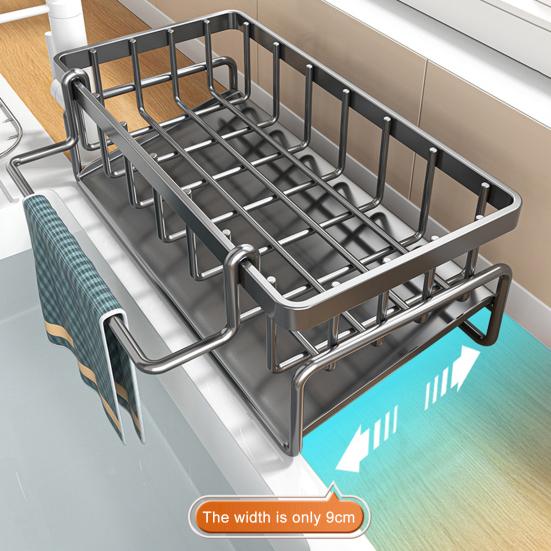 Yousheng Drain Rack Kitchen Sponge Organizer Large Capacity Multipurpose Self-draining Countertop Dish Soap Holder Sink Caddy білий
Yousheng Drain Rack Kitchen Sponge Organizer Large Capacity Multipurpose Self-draining Countertop Dish Soap Holder Sink Caddy білий