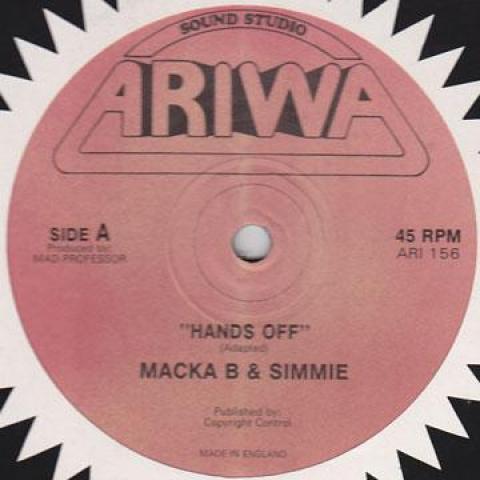 12inch Record MACKA B, SIMMIE / SIMMIE - Hands Off; Dub / Don t Touch Me Tom ARI12156 Ariwa 1994 UK Reggae, Ska & Dub
12inch Record MACKA B, SIMMIE / SIMMIE - Hands Off; Dub / Don t Touch Me Tom ARI12156 Ariwa 1994 UK Reggae, Ska & Dub
