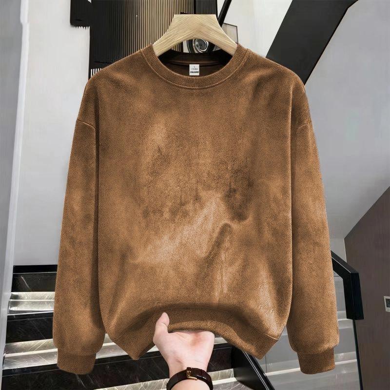 Модный мужской универсальный свитшот с круглым вырезом, длинными рукавами, в американском простом повседневном стиле, свободный, из замши, на осень L хаки
Модный мужской универсальный свитшот с круглым вырезом, длинными рукавами, в американском простом повседневном стиле, свободный, из замши, на осень L хаки