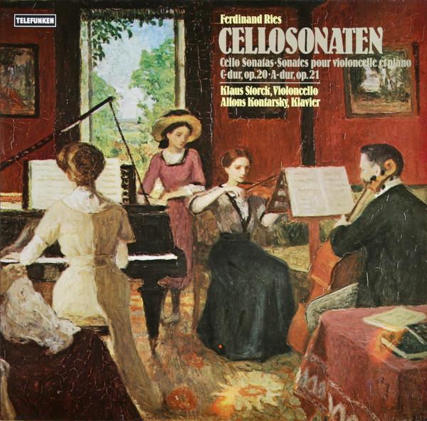 LP Record FERDINAND RIES KLAUS STORCK ALFO Cellosonaten Cello Sonatas Sona 642813AS Telefunken 1980 Germany Classical Used
LP Record FERDINAND RIES KLAUS STORCK ALFO Cellosonaten Cello Sonatas Sona 642813AS Telefunken 1980 Germany Classical Used