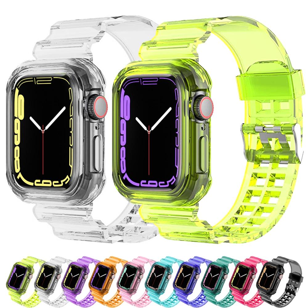 Прозрачный ремешок для Apple Watch Series Ultra 49mm 8 7 6 SE 5 4 45mm 44mm 42mm 41mm Прозрачный для Iwatch 3 2 1 38mm 40mm Ремешок
Прозрачный ремешок для Apple Watch Series Ultra 49mm 8 7 6 SE 5 4 45mm 44mm 42mm 41mm Прозрачный для Iwatch 3 2 1 38mm 40mm Ремешок
