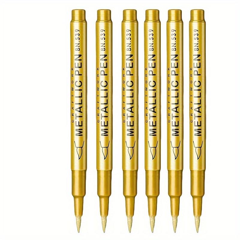 6pcs Golden And Silvery Permanent Golden Marker Pens - Waterproof, Suitable for DIY Crafts, Resin Art, And Office Supplies золотистий
6pcs Golden And Silvery Permanent Golden Marker Pens - Waterproof, Suitable for DIY Crafts, Resin Art, And Office Supplies золотистий