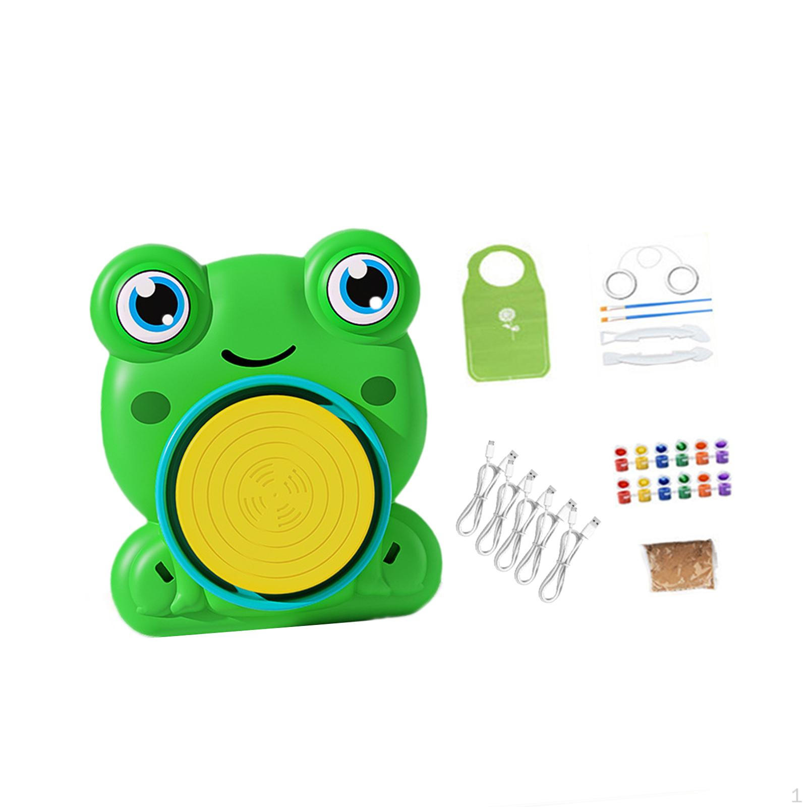 Детский гончарный круг с глиной - набор для творчества своими руками Frog
Детский гончарный круг с глиной - набор для творчества своими руками Frog