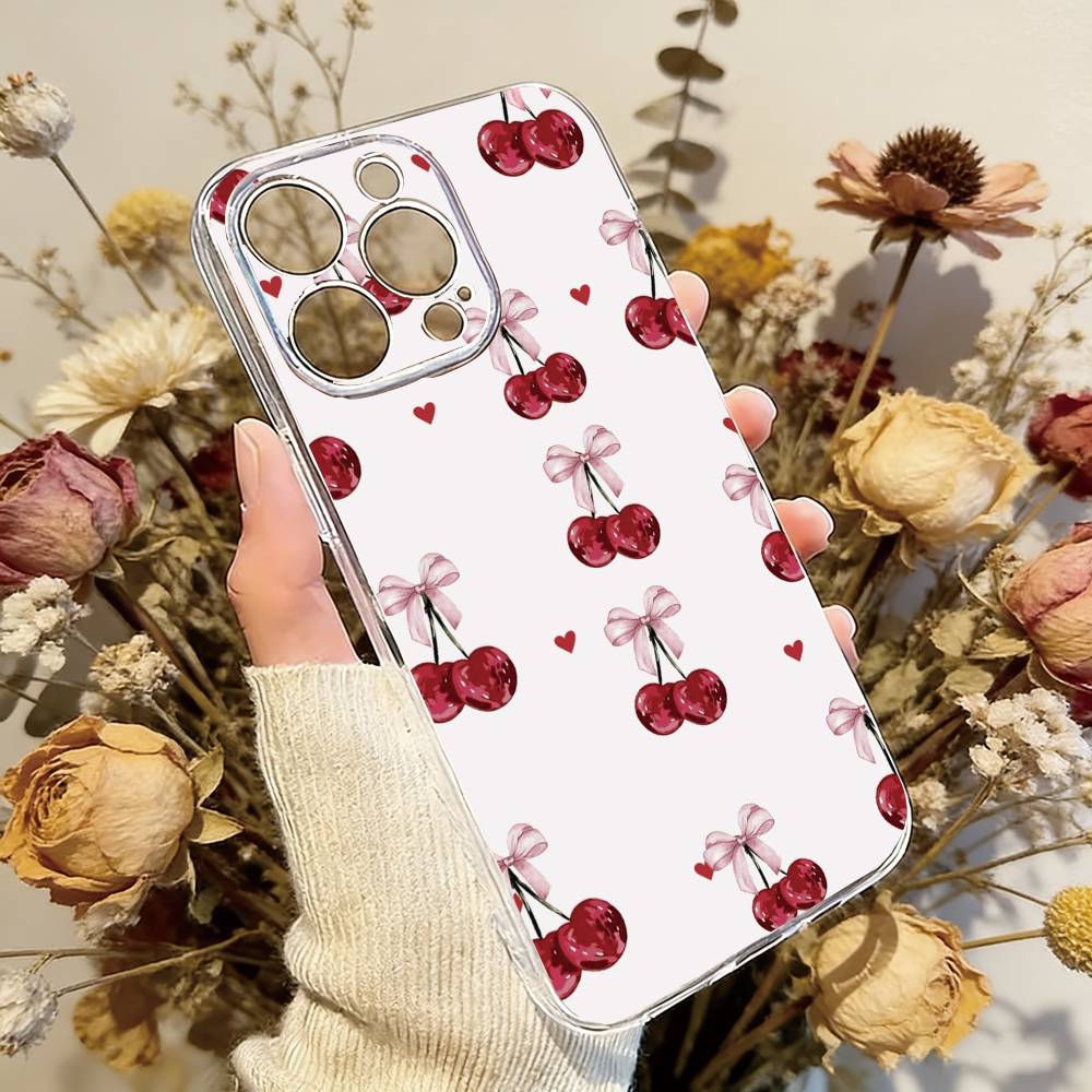 Cute cherry Phone Case For iPhone 17 16 15 14 13 12 11 Mini Pro Max Plus Transparent Cover iPhone13PRO
Cute cherry Phone Case For iPhone 17 16 15 14 13 12 11 Mini Pro Max Plus Transparent Cover iPhone13PRO