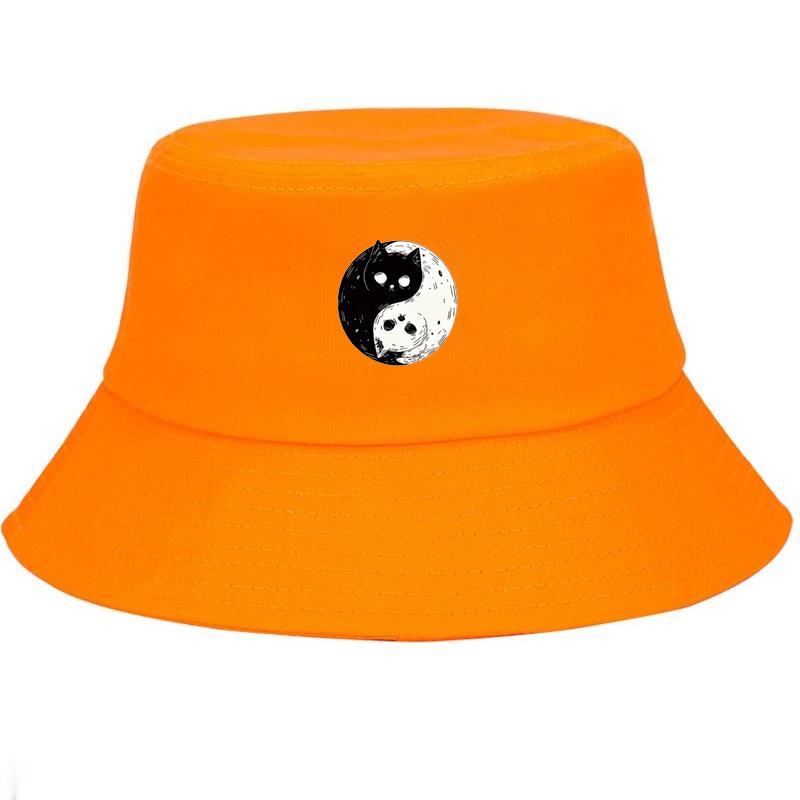 Bucket Hat Cotton Fisherman Hat for Women Men Yin Yang Kitten Print Sun Protection Wide Brim Outdoor Casual Breathable Sun Hat помаранчевий
Bucket Hat Cotton Fisherman Hat for Women Men Yin Yang Kitten Print Sun Protection Wide Brim Outdoor Casual Breathable Sun Hat помаранчевий