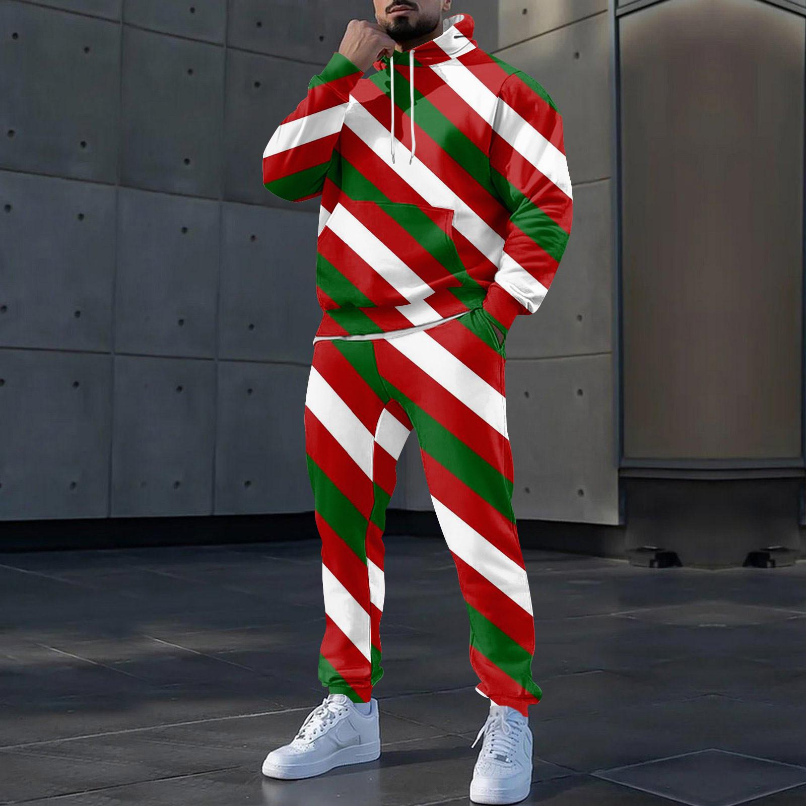 Мужские зимние рождественские принты с длинным рукавом толстовки с капюшоном толстовка брюки костюм XL винный
Мужские зимние рождественские принты с длинным рукавом толстовки с капюшоном толстовка брюки костюм XL винный