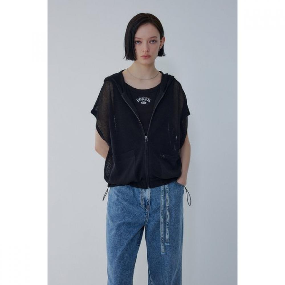 Vov Mesh Knit Zip Cardigan 7156250009 blacks/One size
Vov Mesh Knit Zip Cardigan 7156250009 blacks/One size