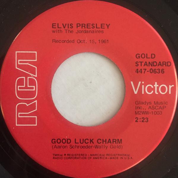 7inch Record ELVIS PRESLEY THE JORDANAIRES Good Luck Charm Anything Thats P 4470636 RCA VICTOR 1970 US Rock Used
7inch Record ELVIS PRESLEY THE JORDANAIRES Good Luck Charm Anything Thats P 4470636 RCA VICTOR 1970 US Rock Used