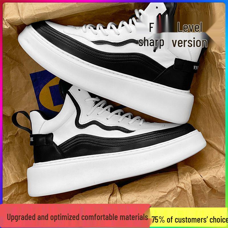 Мужские модные высокие осенне-зимние кроссовки: Повседневные белые спортивные туфли на толстой подошве с бархатными лоферами 39
Мужские модные высокие осенне-зимние кроссовки: Повседневные белые спортивные туфли на толстой подошве с бархатными лоферами 39