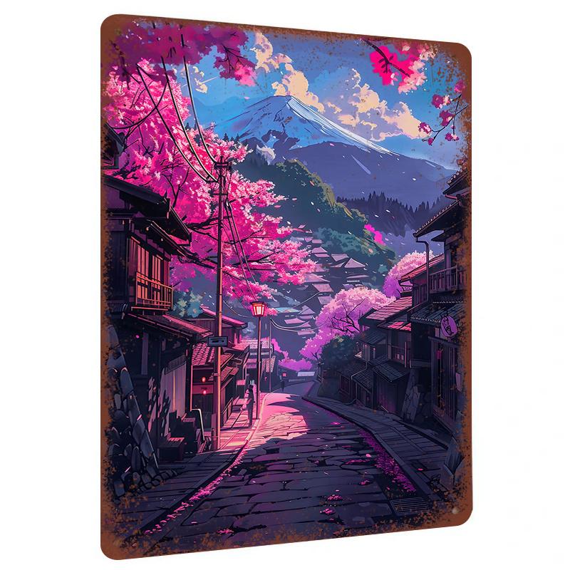 Japanese Style Sakura Town Fuji Mountain Scenery Custom Iron Painting Home Wall Decor Hanging Art 20x30cm(7.8x11.8inch)
Japanese Style Sakura Town Fuji Mountain Scenery Custom Iron Painting Home Wall Decor Hanging Art 20x30cm(7.8x11.8inch)