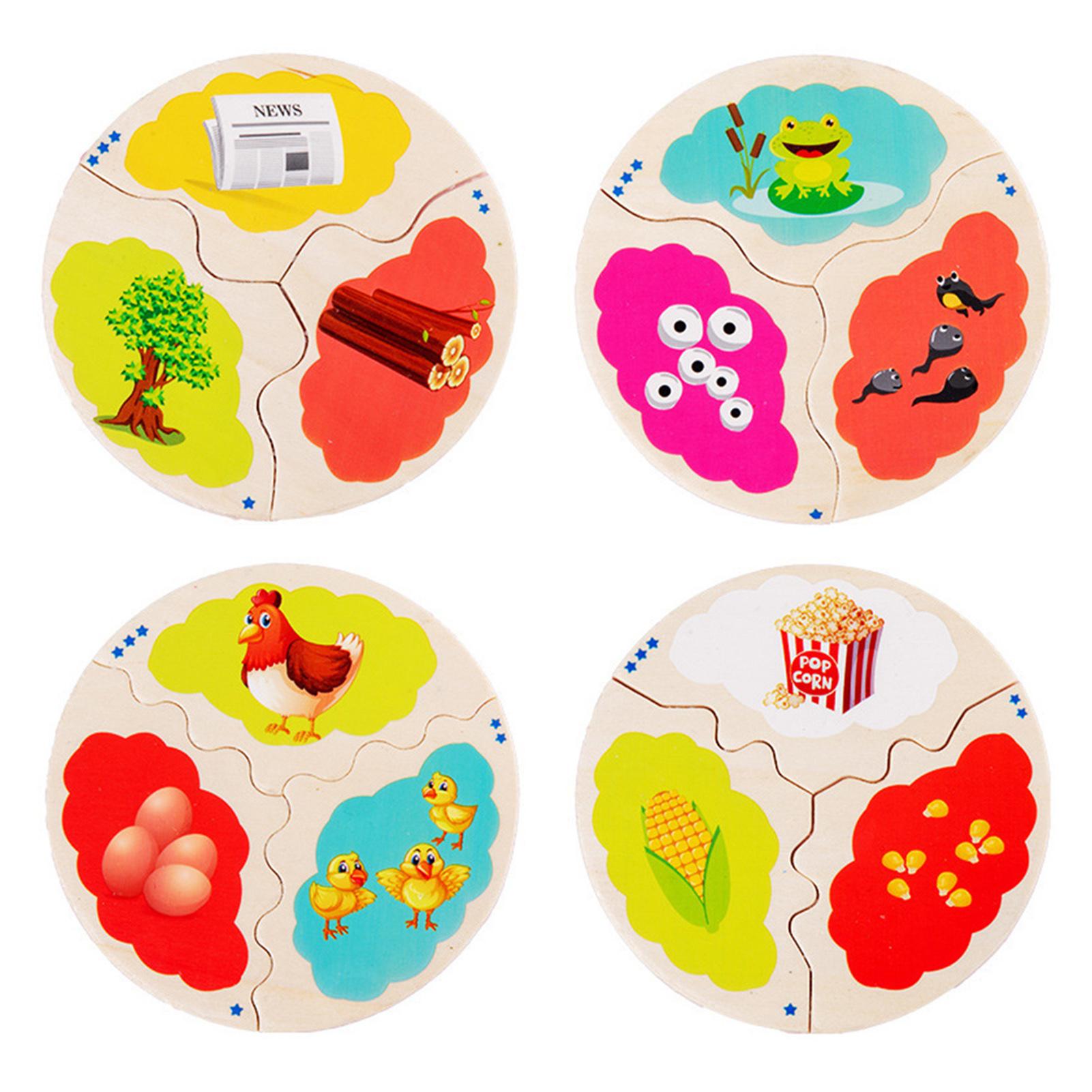 Wooden Matching Game Jigsaw Puzzle Evolutionary Growth Process Early Educational China Mainland
Wooden Matching Game Jigsaw Puzzle Evolutionary Growth Process Early Educational China Mainland