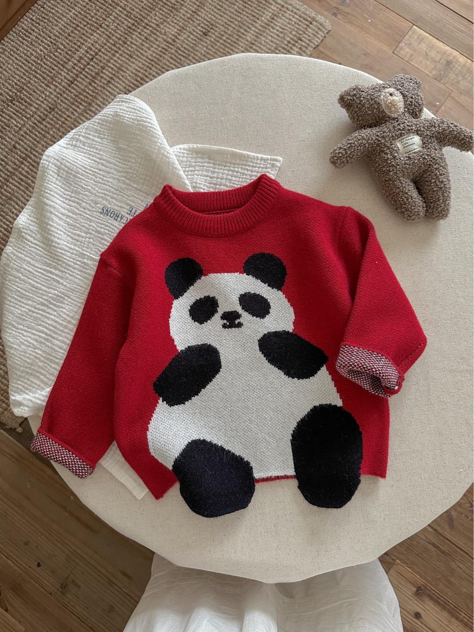 Trendy Panda Crew Neck Knitted Sweater for Boys - Autumn 2025 120 cm червоний
Trendy Panda Crew Neck Knitted Sweater for Boys - Autumn 2025 120 cm червоний