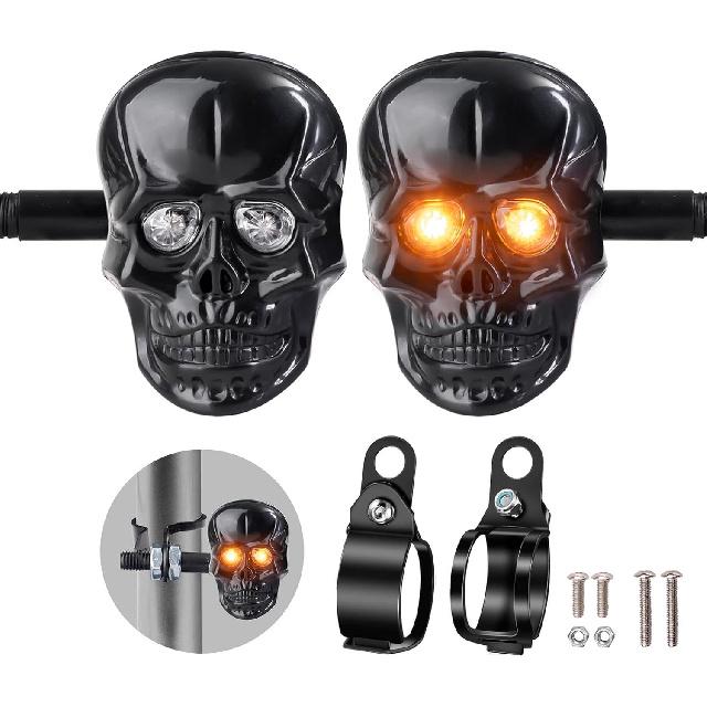 Motorcycle Turn Signals Led Skull Blinkers 10mm Screw Indicator Light Universal for Harley Honda Kawasaki Suzuki Triumph 2PCS чёрный
Motorcycle Turn Signals Led Skull Blinkers 10mm Screw Indicator Light Universal for Harley Honda Kawasaki Suzuki Triumph 2PCS чёрный