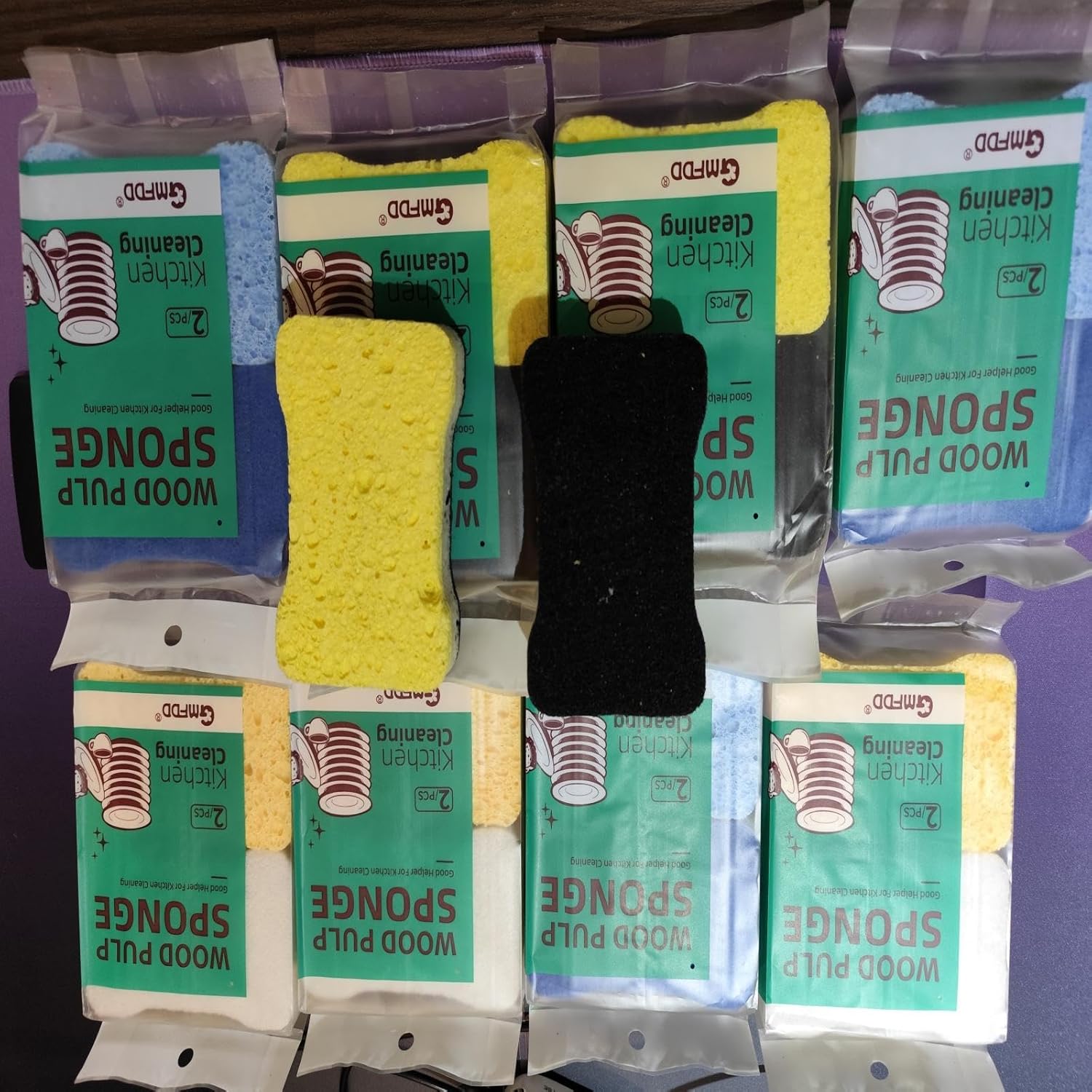 Не царапающая целлюлозная губка для мытья посуды, двухсторонняя губка для мытья посуды для уборки кухни, 18 штук
Не царапающая целлюлозная губка для мытья посуды, двухсторонняя губка для мытья посуды для уборки кухни, 18 штук