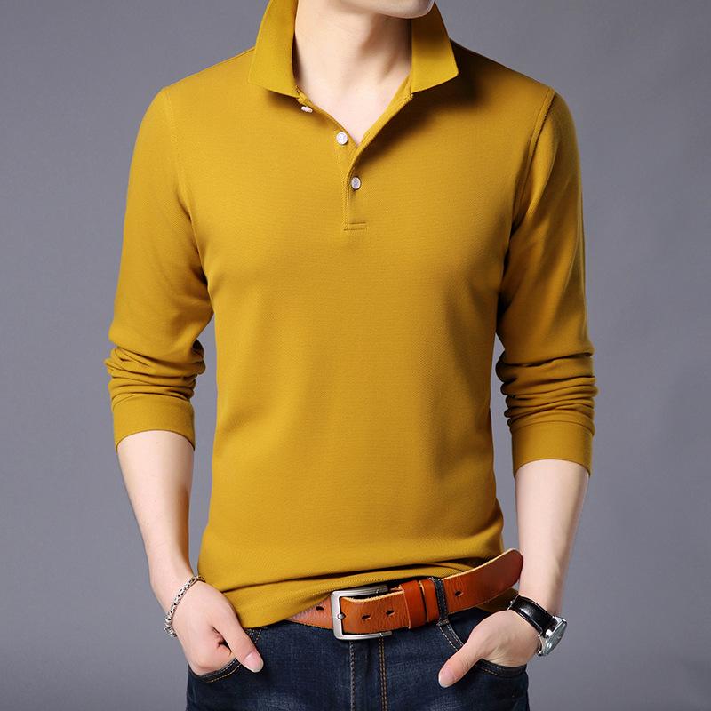 Men s Korean Style Long Sleeve Cotton Polo Shirt - Spring/Autumn Casual Solid Color Trendy Top 3XL жёлтый
Men s Korean Style Long Sleeve Cotton Polo Shirt - Spring/Autumn Casual Solid Color Trendy Top 3XL жёлтый