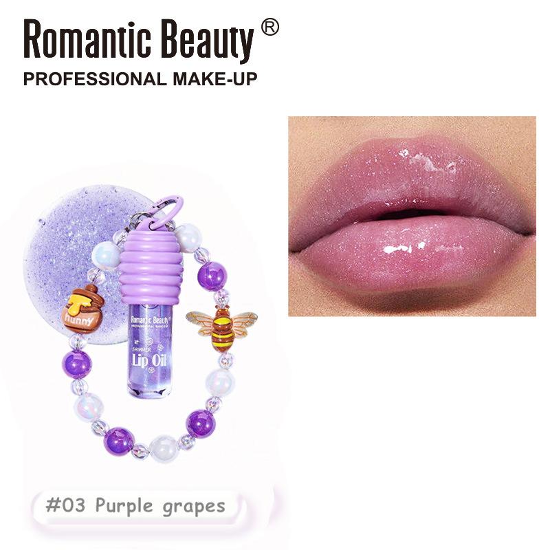 Lip Oil with Chain 4-Color Cute Bracelet Lip Balm Moisturizing Lip Gloss Watery Mirror Tinted Lip Glaze 4
Lip Oil with Chain 4-Color Cute Bracelet Lip Balm Moisturizing Lip Gloss Watery Mirror Tinted Lip Glaze 4