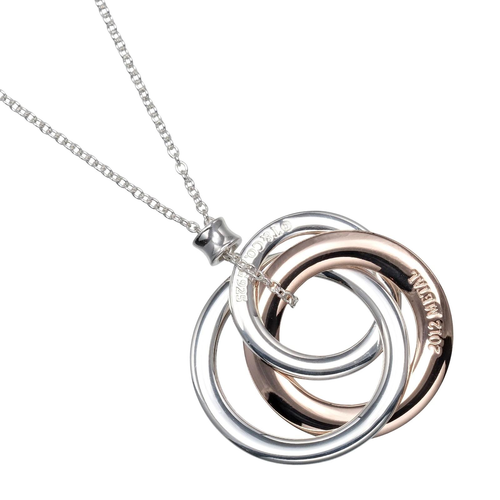 TIFFANY&Co. 1837 Interlocking Circle Necklace Silver925/Rubedo metal 5g Women Used
TIFFANY&Co. 1837 Interlocking Circle Necklace Silver925/Rubedo metal 5g Women Used