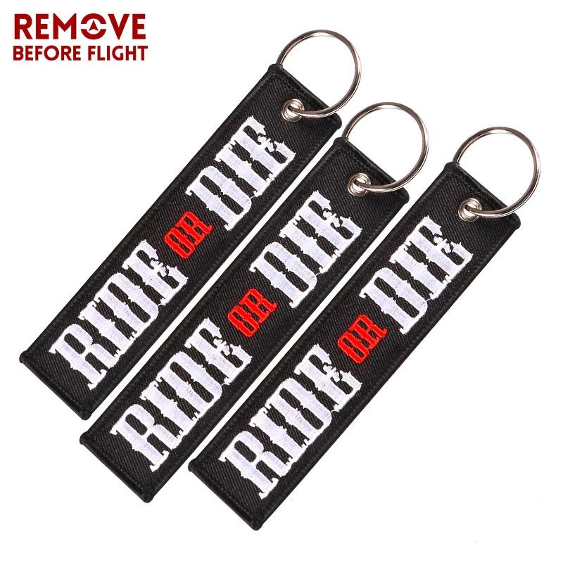 3 шт./лот, модный брелок с вышивкой и надписью Ride or Die Bijoux для мотоциклов, брелок для ключей чёрный 
3 шт./лот, модный брелок с вышивкой и надписью Ride or Die Bijoux для мотоциклов, брелок для ключей чёрный