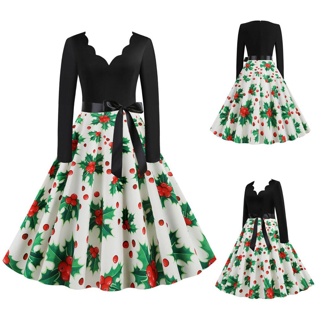 Женское винтажное платье для выпускного вечера с длинным рукавом в стиле Рождества 1950-х годов для домохозяйки
Женское винтажное платье для выпускного вечера с длинным рукавом в стиле Рождества 1950-х годов для домохозяйки