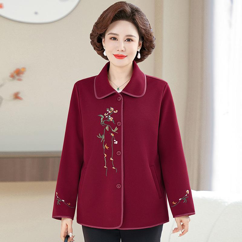 Elegant Embroidered Wool Coat for Middle-aged Women – Short Spring & Autumn Style XL (45-52.5kg) красный
Elegant Embroidered Wool Coat for Middle-aged Women – Short Spring & Autumn Style XL (45-52.5kg) красный