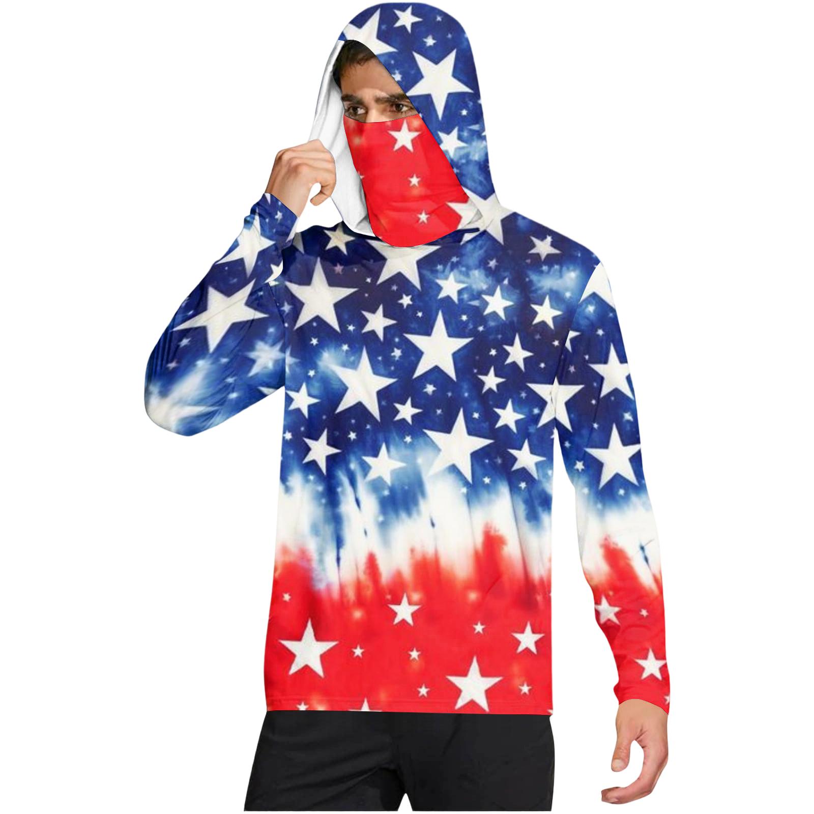 Men s Casual Hoodie Long Sleeve Tie Dye Print Sun Protection Pullover Lightweight Hooded Sweatshirt with Face Cover for Outdoor Activities XXL
Men s Casual Hoodie Long Sleeve Tie Dye Print Sun Protection Pullover Lightweight Hooded Sweatshirt with Face Cover for Outdoor Activities XXL