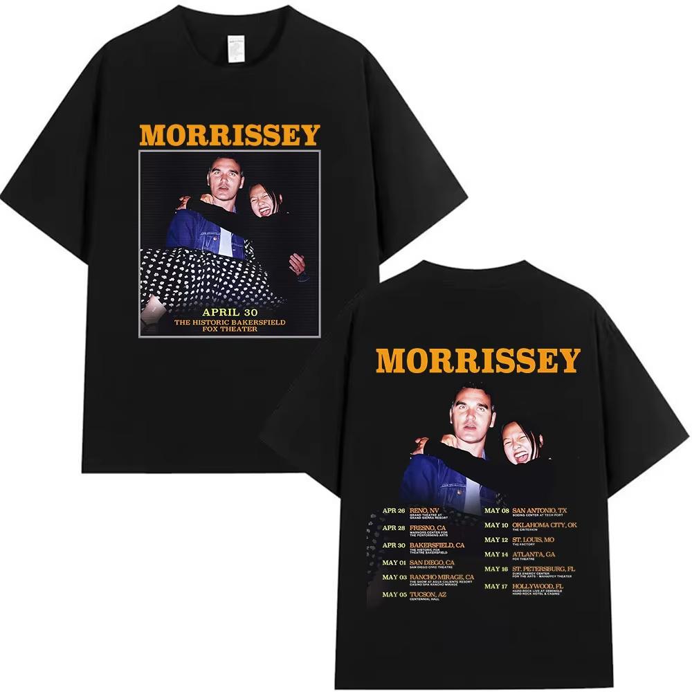 Britain Band Morrissey Tour 2026 Graphic T Shirts Men Women Harajuku Vintage pure Cotton Short Sleeve Tshirt Punk Streetwear XL
Britain Band Morrissey Tour 2026 Graphic T Shirts Men Women Harajuku Vintage pure Cotton Short Sleeve Tshirt Punk Streetwear XL