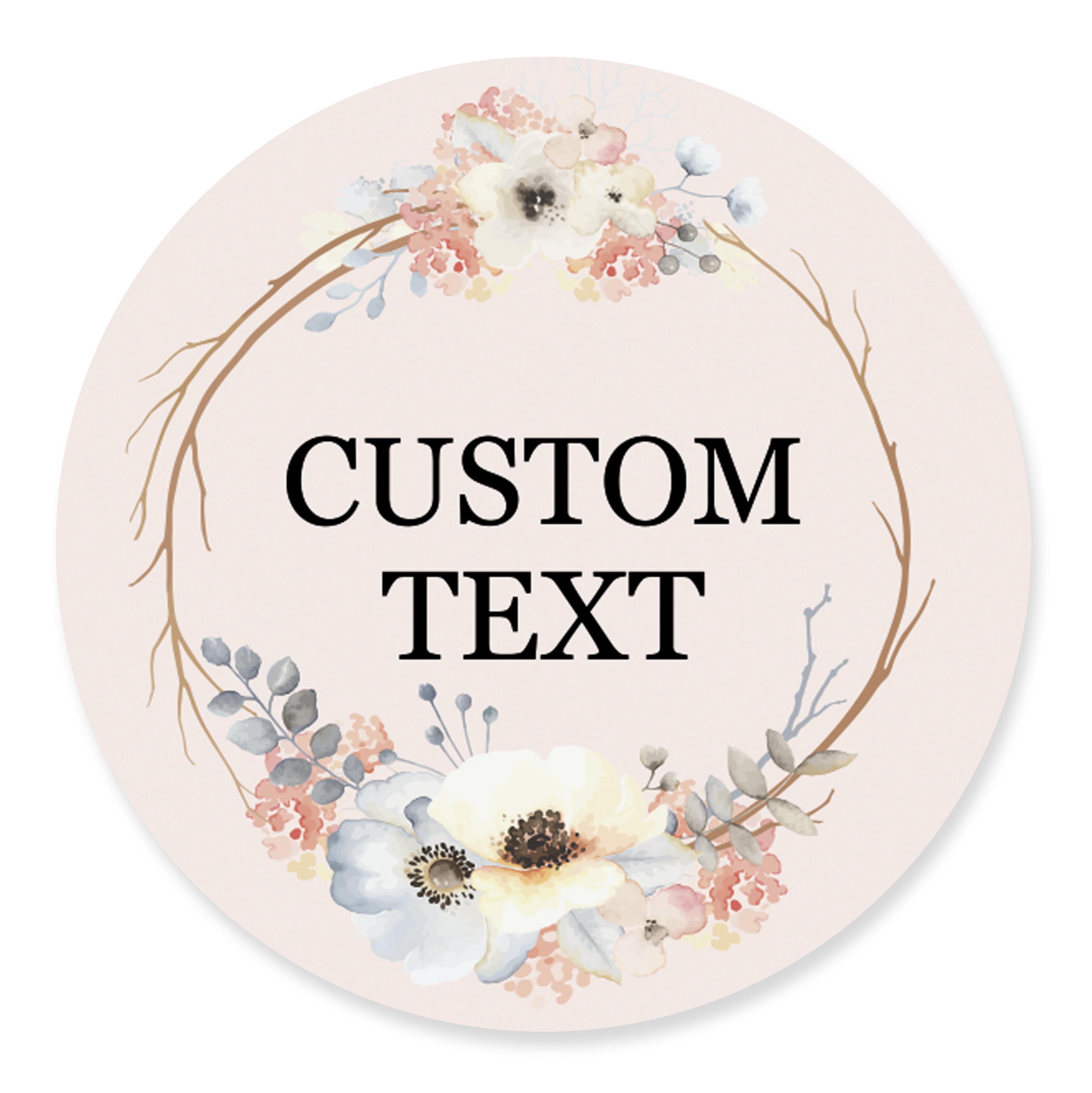 Darling Souvenir MADE WITH LOVE Деревенский цветочный венок - 2-дюймовые пользовательские наклейки Premium 80 самоклеящихся круглых этикеток, 2 Inches детские розовый 
Darling Souvenir MADE WITH LOVE Деревенский цветочный венок - 2-дюймовые пользовательские наклейки Premium 80 самоклеящихся круглых этикеток, 2 Inches детские розовый